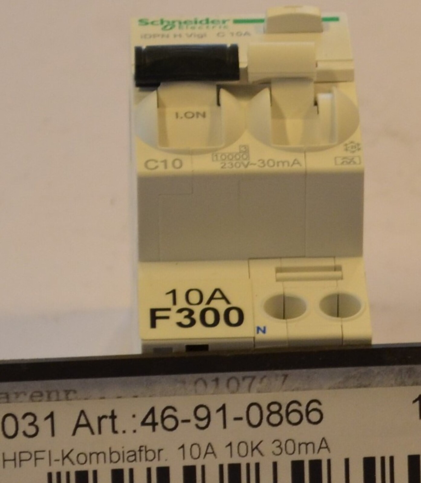 HPFI-Combi Cut-Out 10A 6K 30mA